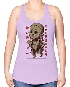 over scary 975# - art pop art -Racerback Tank