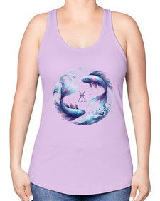 pisces 362# - pisces -Racerback Tank