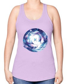 pisces 363# - pisces -Racerback Tank