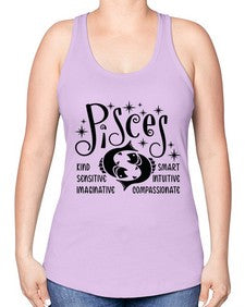 pisces 365# - pisces -Racerback Tank
