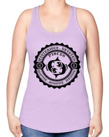 pisces 49# - pisces -Racerback Tank