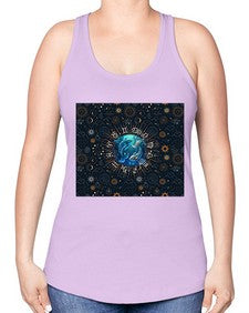 pisces Straight 366# - pisces -Racerback Tank