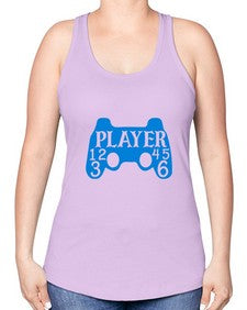 player 39# - video games -Racerback Tank