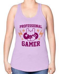 professional gamer 148# - video games -Racerback Tank