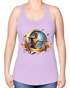 sagittarius 398# - sagittarius -Racerback Tank
