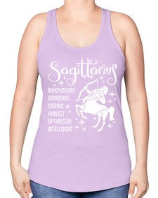 sagittarius 401# - sagittarius -Racerback Tank