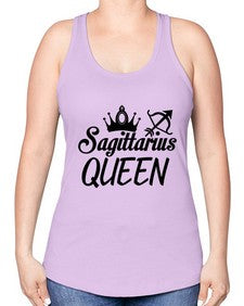 sagittarius queen 412# - sagittarius -Racerback Tank