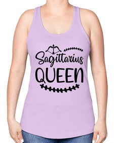 sagittarius queen 413# - sagittarius -Racerback Tank