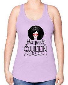 sagittarius queen 414# - sagittarius -Racerback Tank