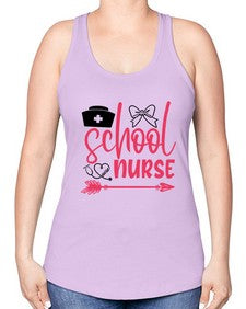 school nurse Style 1376# - nurse -Racerback Tank