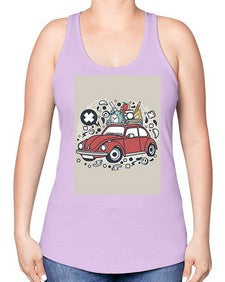 school tour 800# - general school -Racerback Tank