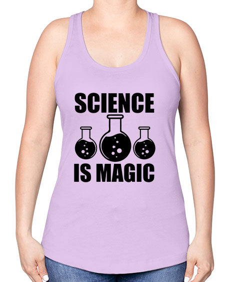 science is magic 94# - general science -Racerback Tank