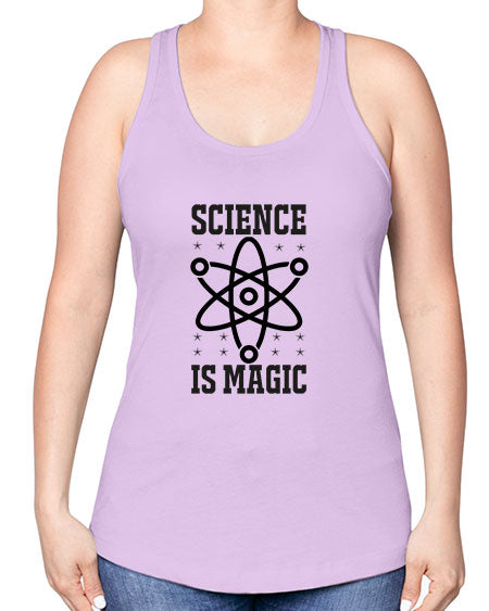 science is magic 95# - general science -Racerback Tank