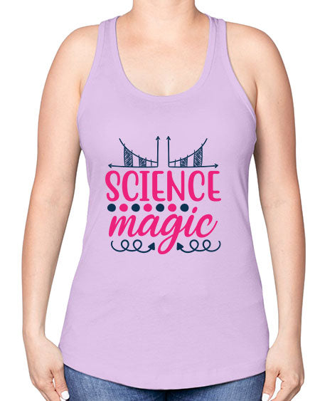 science magic 67# - general science -Racerback Tank
