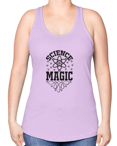 science magic 72# - general science -Racerback Tank