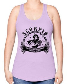 scorpio 29# - scorpio -Racerback Tank