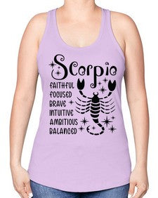scorpio 431# - scorpio -Racerback Tank