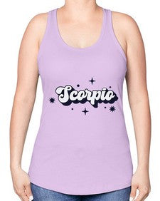 scorpio 454# - scorpio -Racerback Tank