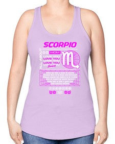 scorpio 457# - scorpio -Racerback Tank