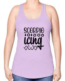 scorpio icing 441# - scorpio -Racerback Tank
