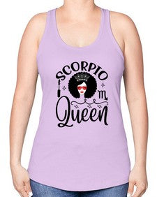 scorpio queen 448# - scorpio -Racerback Tank