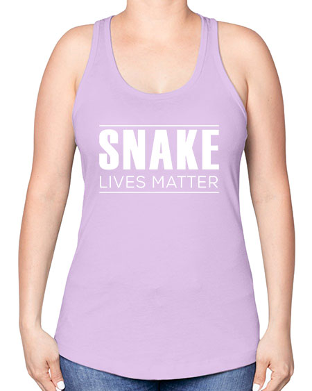 snake lives matter - snake -Racerback Tank