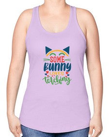 some bunny loves teaching Style 358# - teacher -Racerback Tank