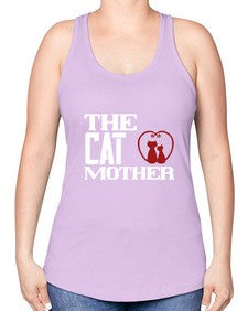 the cat mother Style 117# - cats -Racerback Tank
