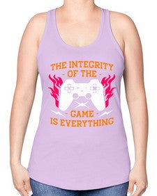 the integrity of the game 155# - video games -Racerback Tank