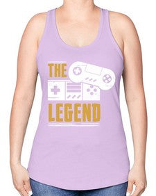 the legend 156# - video games -Racerback Tank