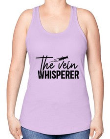 the vein whisperer 1532# - nurse -Racerback Tank