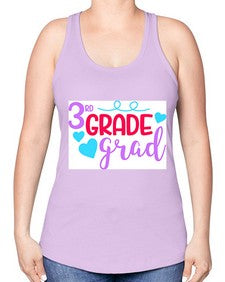 thirdgradegrad 982# - third grade -Racerback Tank
