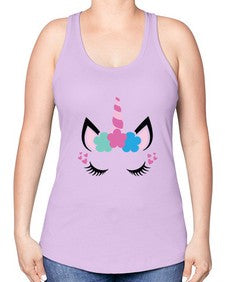 unicorn style 499# - unicorn -Racerback Tank