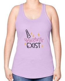 unicorns exist 537# - unicorn -Racerback Tank