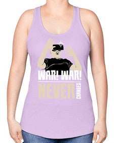war war never changes 162# - video games -Racerback Tank