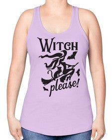 witch please 13# - witch -Racerback Tank