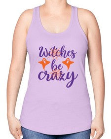 witches be crazy 10# - witch -Racerback Tank