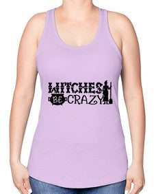 witches be crazy 11# - witch -Racerback Tank