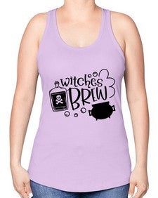 witches brew 8# - witch -Racerback Tank