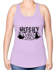 witchy vibes only 3# - witch -Racerback Tank