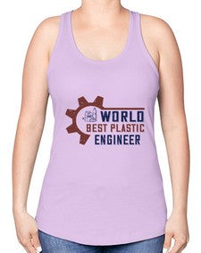 world best plastic engineer Style 477# - engineer -Racerback Tank