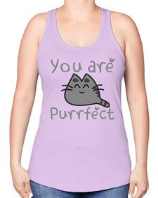 you are purrfect - cats -Racerback Tank