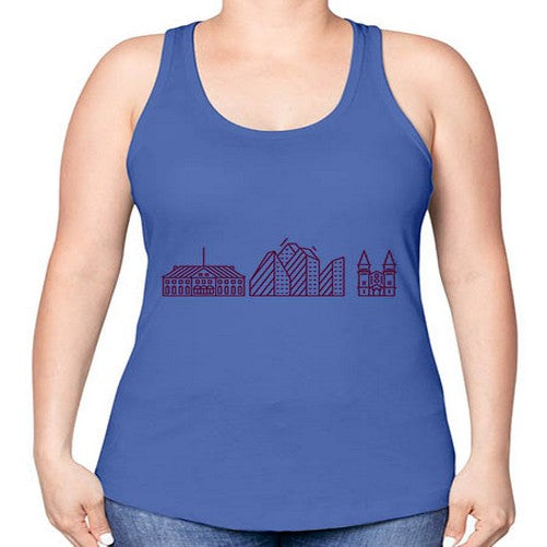 Aarhus 264# - cities -Racerback Tank