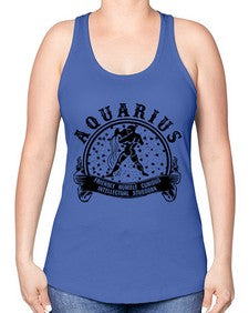 Aquarius 42# - aquarius -Racerback Tank
