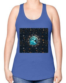 Aquarius Straight 66# - aquarius -Racerback Tank