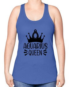 Aquarius queen 73# - aquarius -Racerback Tank