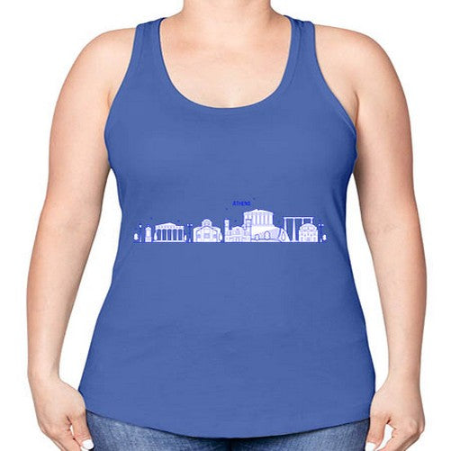 Athens 370# - cities -Racerback Tank