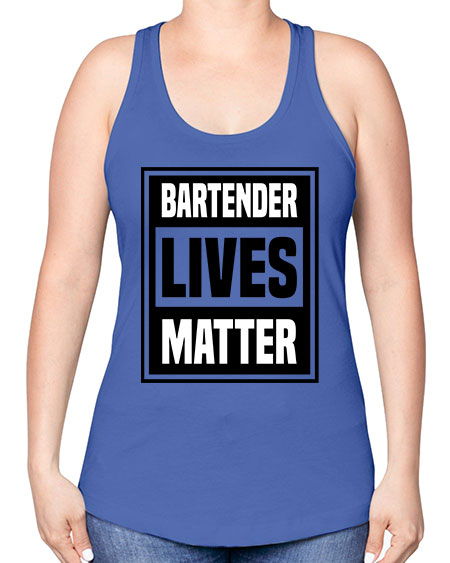 BARTENDER Style 55# - bartender -Racerback Tank