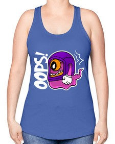 Baby oops 9# - cartoon general -Racerback Tank