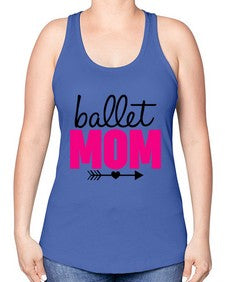 Ballet mom 76# - ballet -Racerback Tank